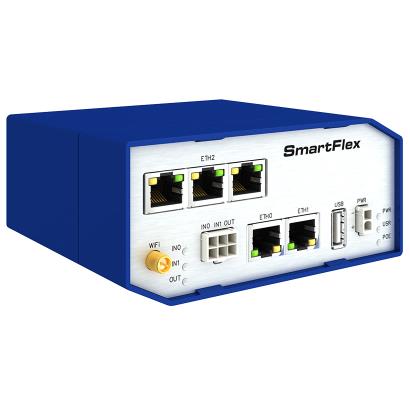SmartFlex, Global, 5x Ethernet, Wi-Fi, PoE PD, Plastic, Without Accessories
